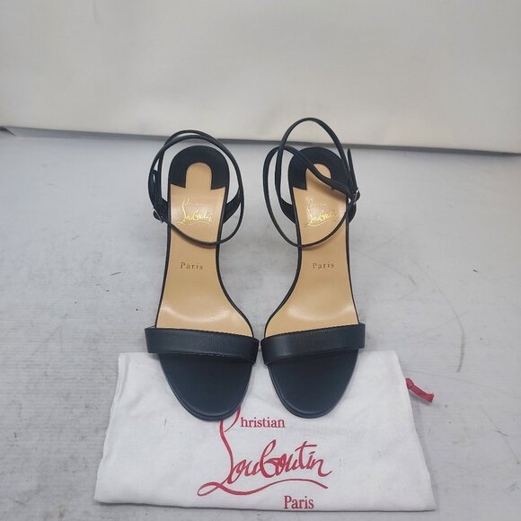 Christian Louboutin Loubigirl Black Ankle Strap Heel Sandal - Picture 6 of 15